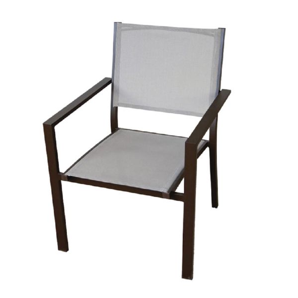 CONJUNTO ORLANDO. SILLA ALUMINIO